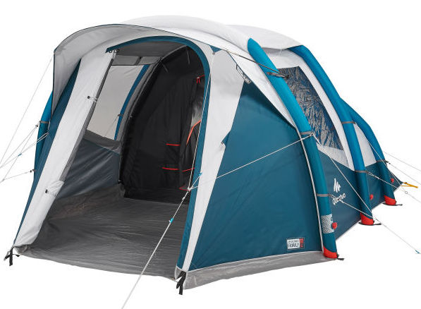 decathlon inflatable tent review