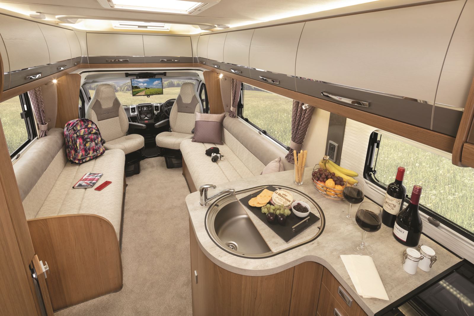 Interior of the Auto-Trail Tracker RS motorhome
