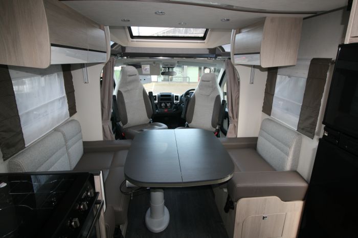 Interior of the Chausson Flash SE motorhome