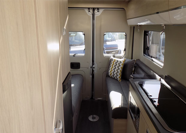 Interior of the Chausson Twist V594 motorhome