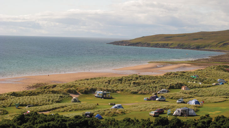 Sands Caravan and Camping Park, Wester Ross, Scotland