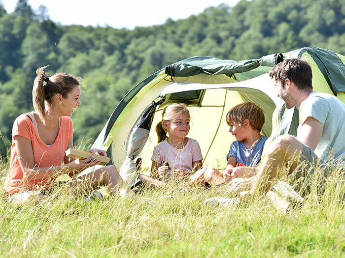 Family camping for beginners