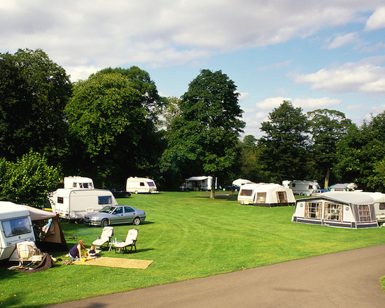Cirencester Park Caravan and Motorhome Club Campsite is the first recipient of the Sustainability Chairman's award (Image courtesy Caravan & Motorhome Club)