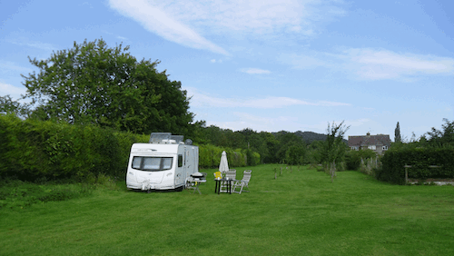 Rails End CL campsite was awarded second place in the Caravan & Motorhome Club's CL of the Year awards (Image courtesy Caravan & Motorhome Club)