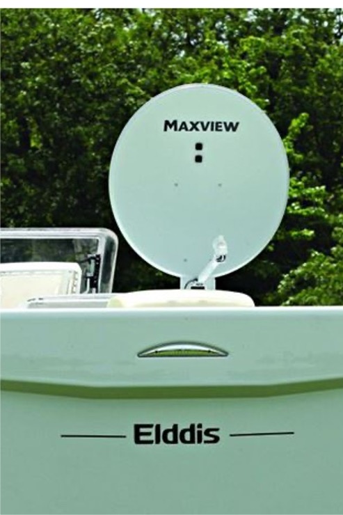 A fully automatic-roof mounted satellite system